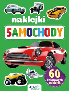 Samochody 60 kolorowych naklejek okladka max3